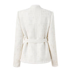 Boss Babe Tweed Charming Jacket with Belt