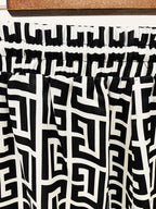 Boss Babe Geometrical Pattern 2PCS Blazer Suit