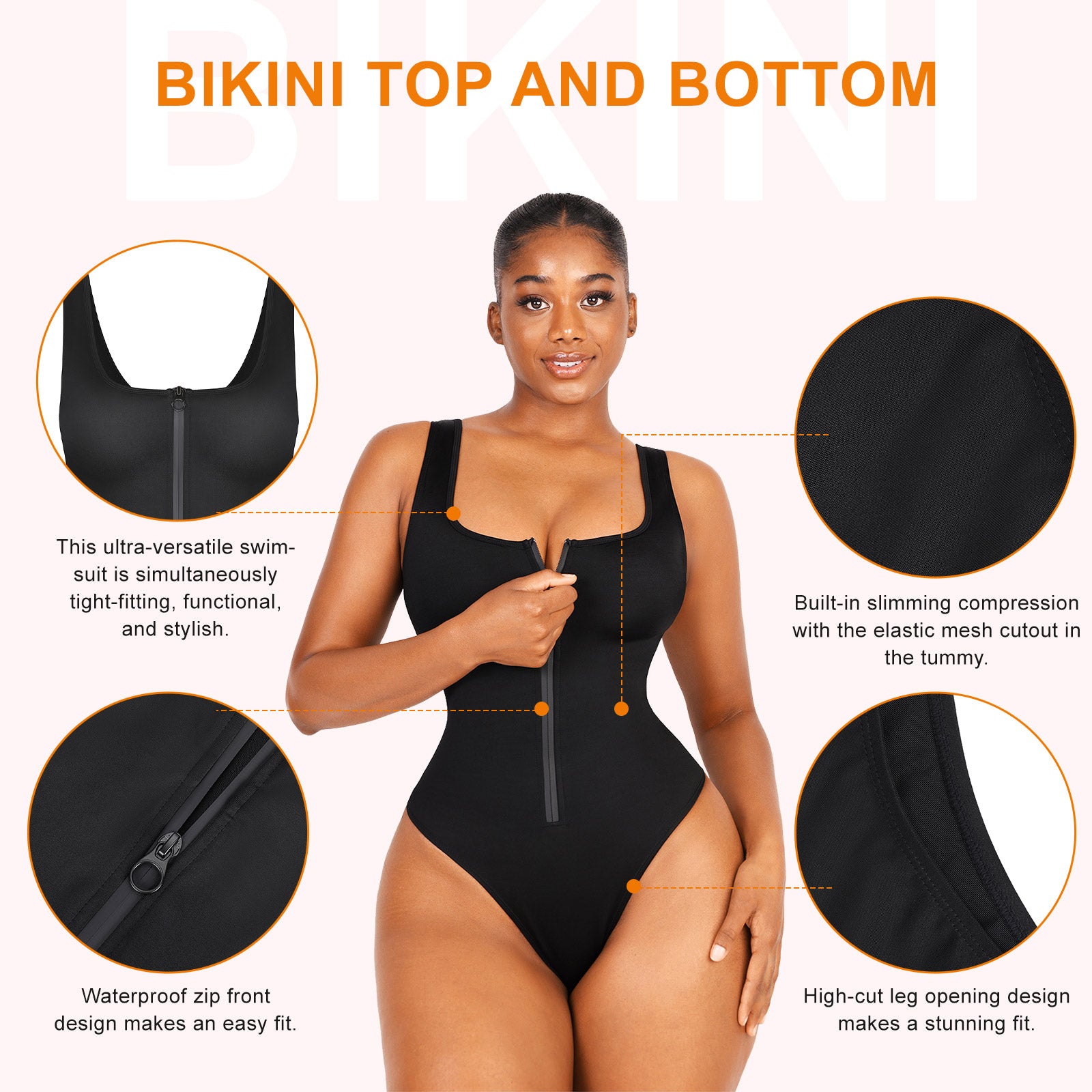 Shapewear Seamless Swimsuit