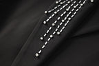 Boss Babe Diamonds Beadings 2PCS Blazer Suit