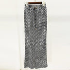 Boss Babe Geometrical Pattern 2PCS Blazer Suit