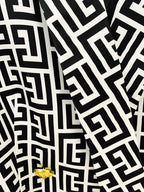 Boss Babe Geometrical Pattern 2PCS Blazer Suit