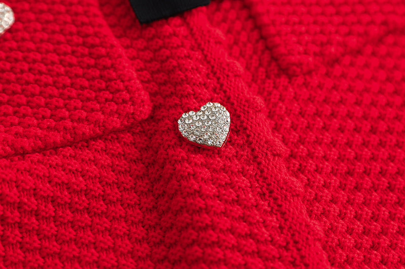 Boss Babe Bright Red 2 Pcs Skirt