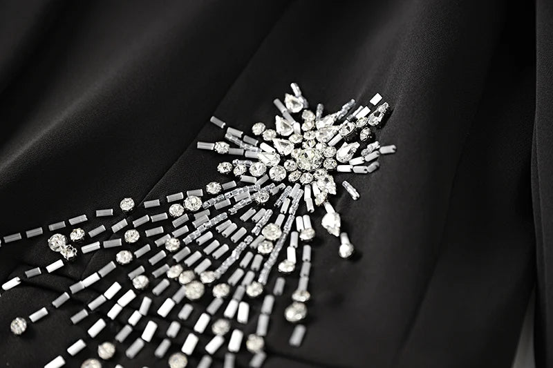 Boss Babe Diamonds Beadings 2PCS Blazer Suit