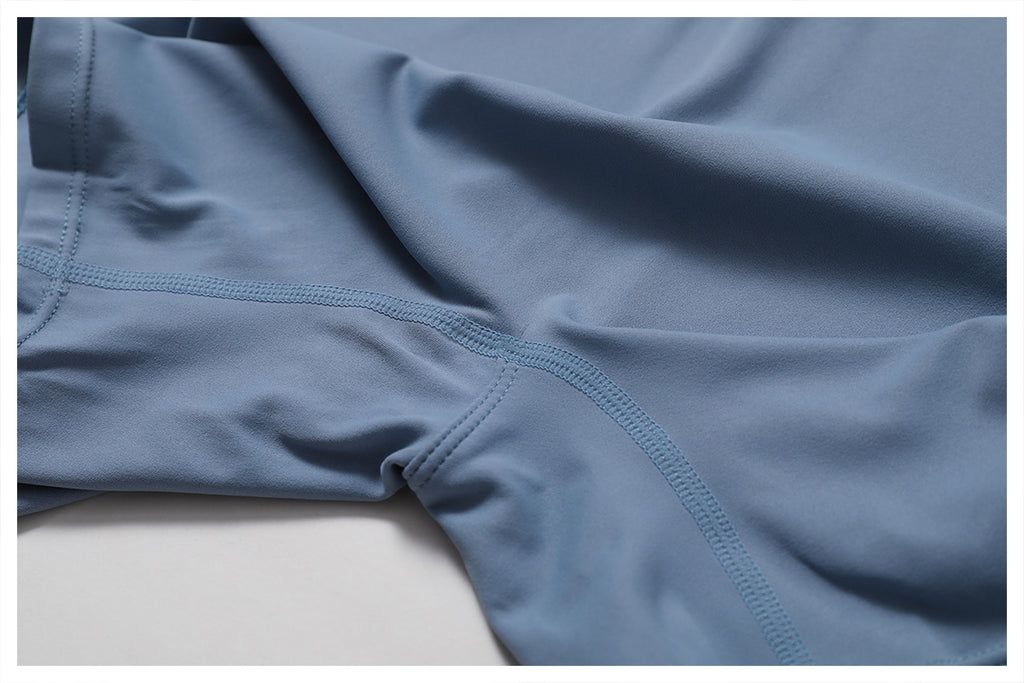 Comino Zipper Short Sleeve Yoga Bodysuit