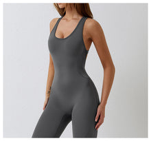 Load image into Gallery viewer, Tracksuit Gym Push Up Workout Jumpsuit
