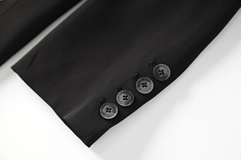 Boss Babe Diamonds Beadings 2PCS Blazer Suit