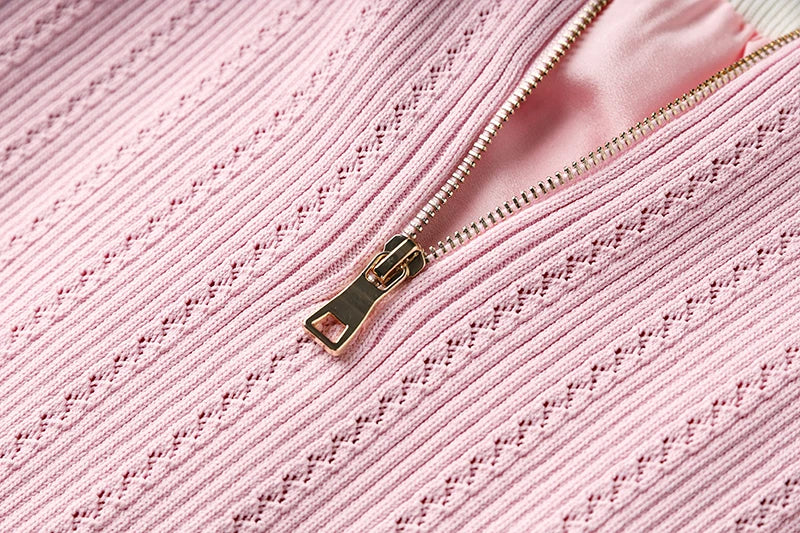 Boss Babe Baby Pink Knitting 2PCS Sets