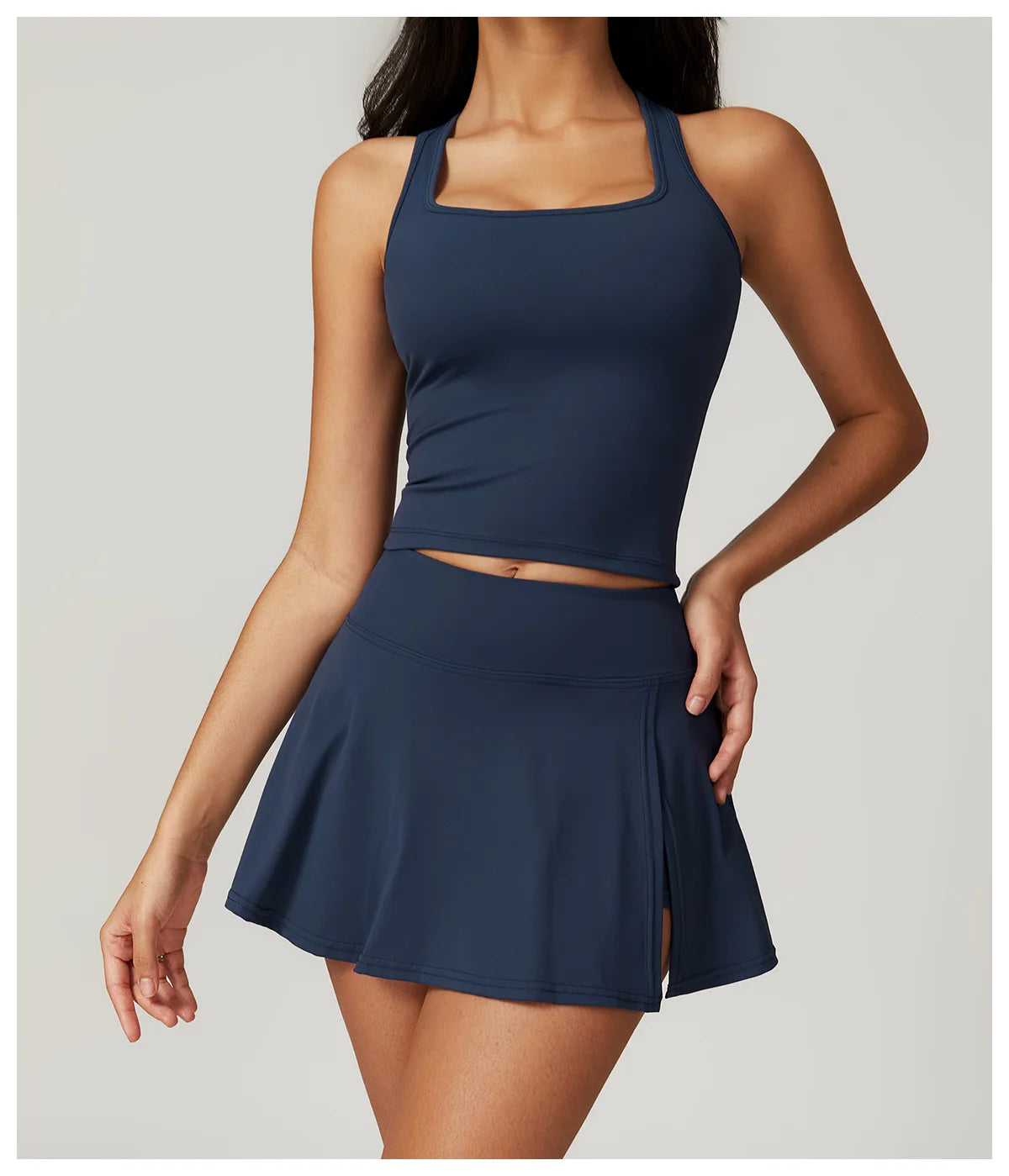 Gianna Tennis Sport Top & Skirt Set