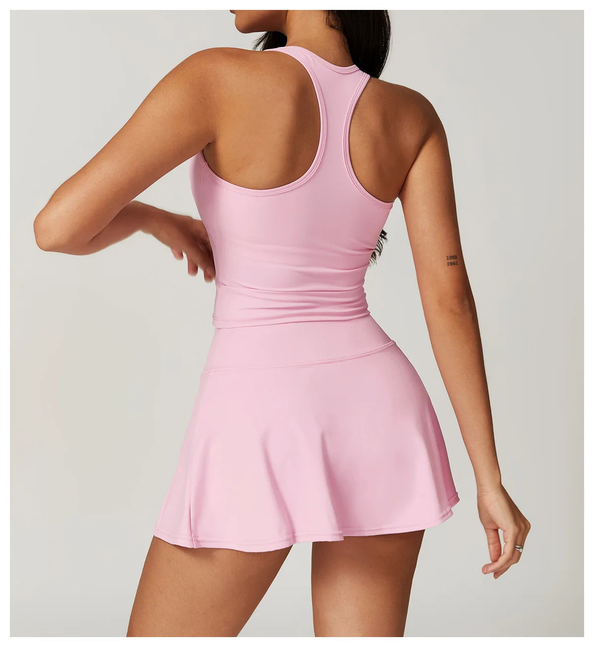 Gianna Tennis Sport Top & Skirt Set