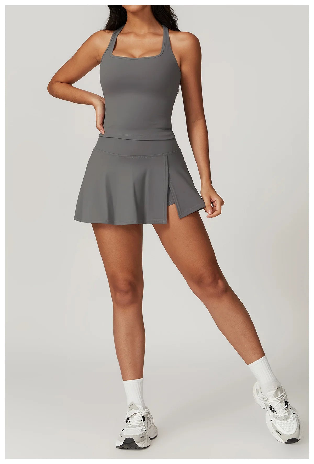 Gianna Tennis Sport Top & Skirt Set