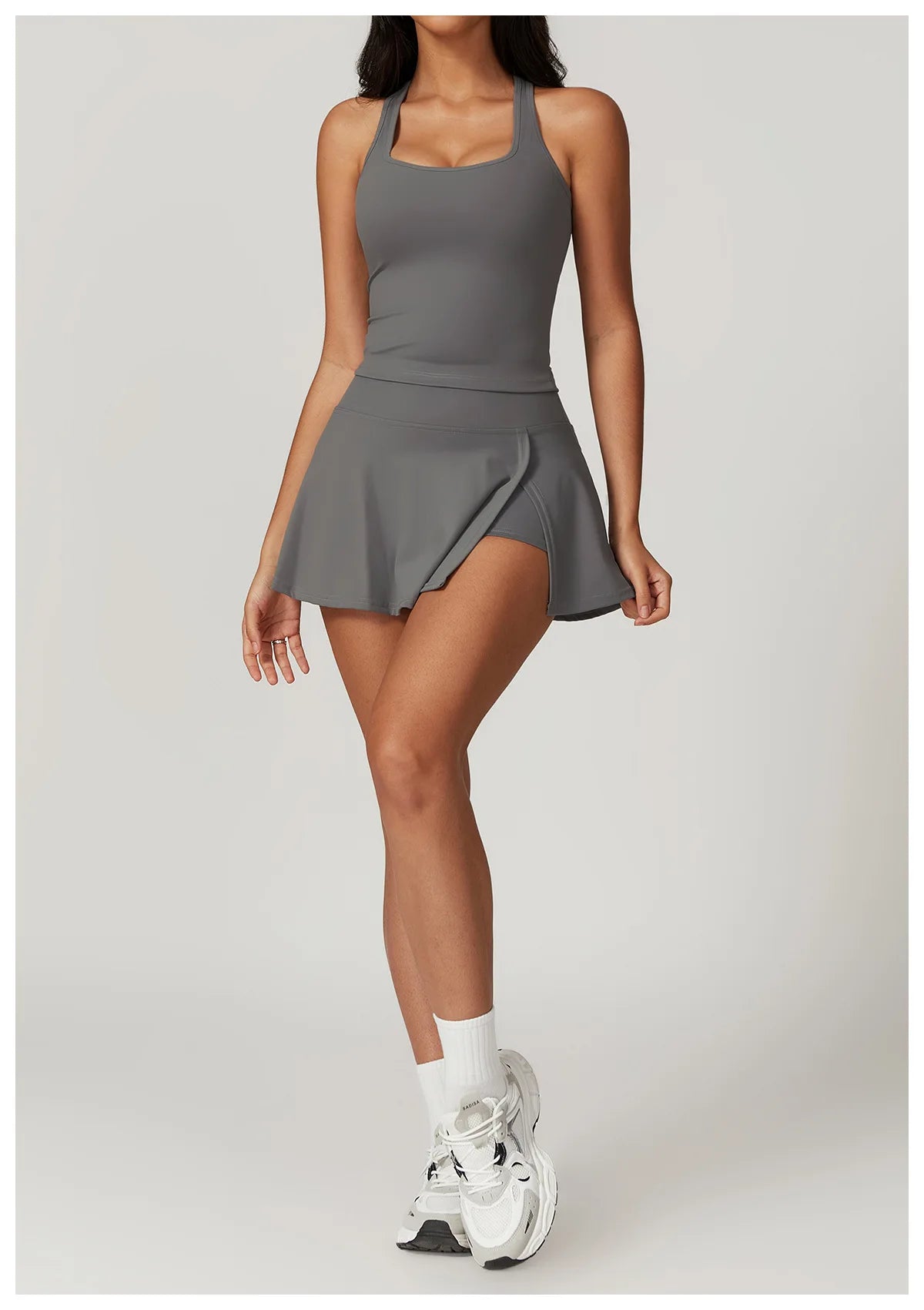 Gianna Tennis Sport Top & Skirt Set