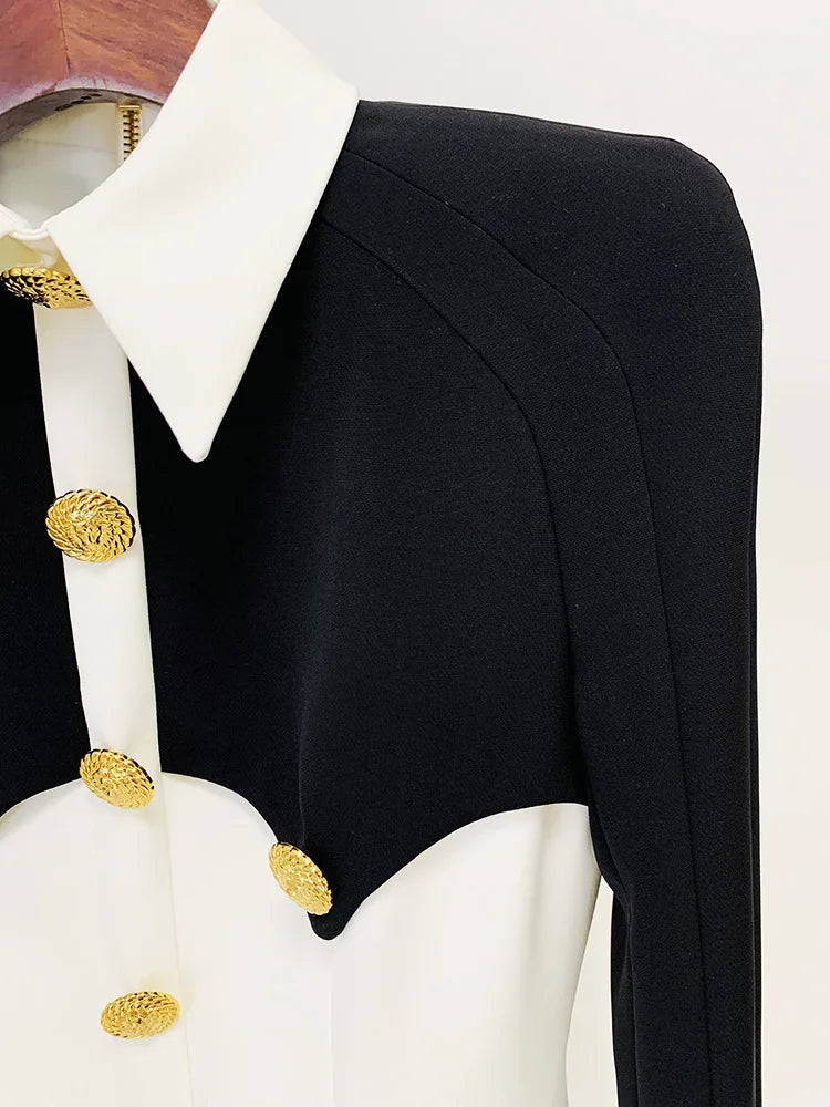 Boss Babe Polo Collar Long Sleeve Slim Fitted Dress