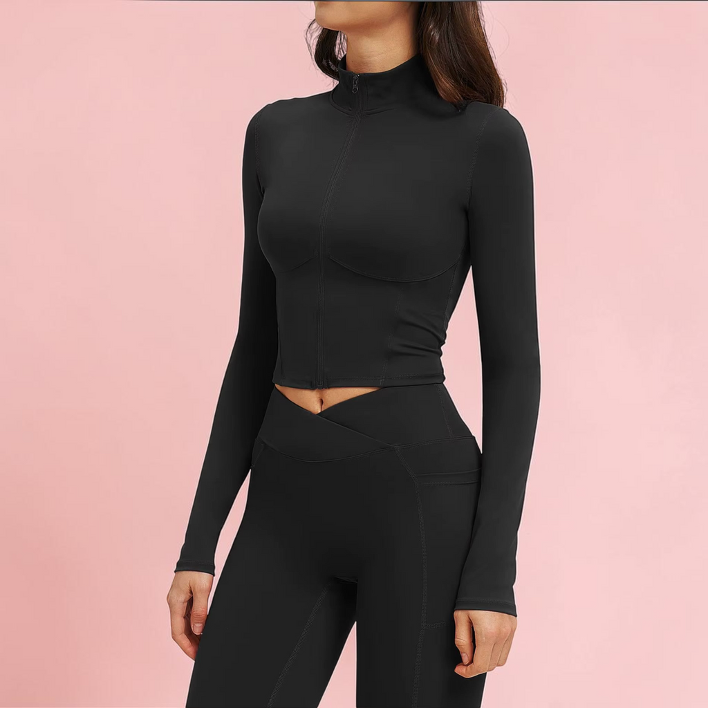 Olivia Women’s Yoga Long Sleeve Fitness Jacket