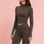 Olivia Women’s Yoga Long Sleeve Fitness Jacket
