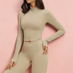 Olivia Women’s Yoga Long Sleeve Fitness Jacket