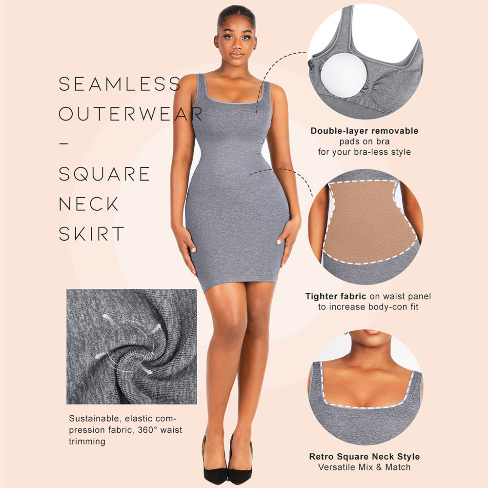 Built-In Shapewear Modal Summer Dress – Beautylicious you
